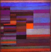 Paul Klee Fire in the Evening oil painting